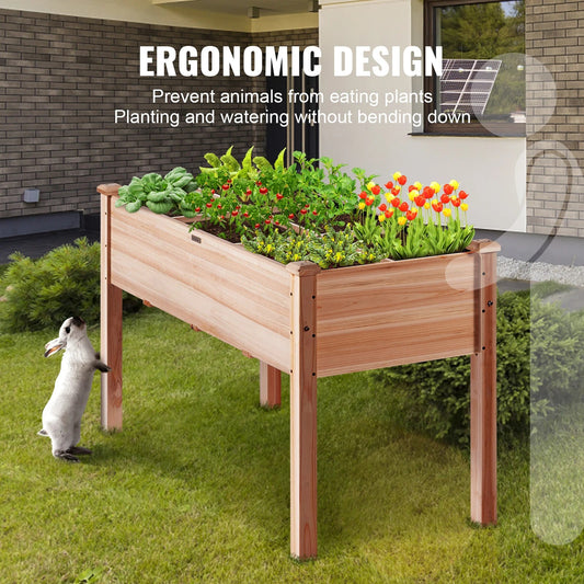 Wooden Raised Garden Bed Planter Box - The Accessibility Shop